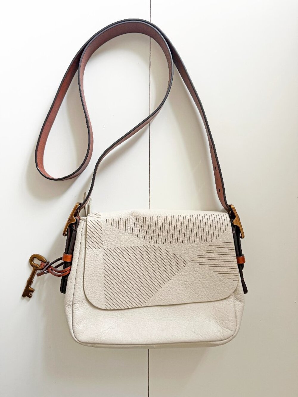 Fossil Leather Crossbody Bag